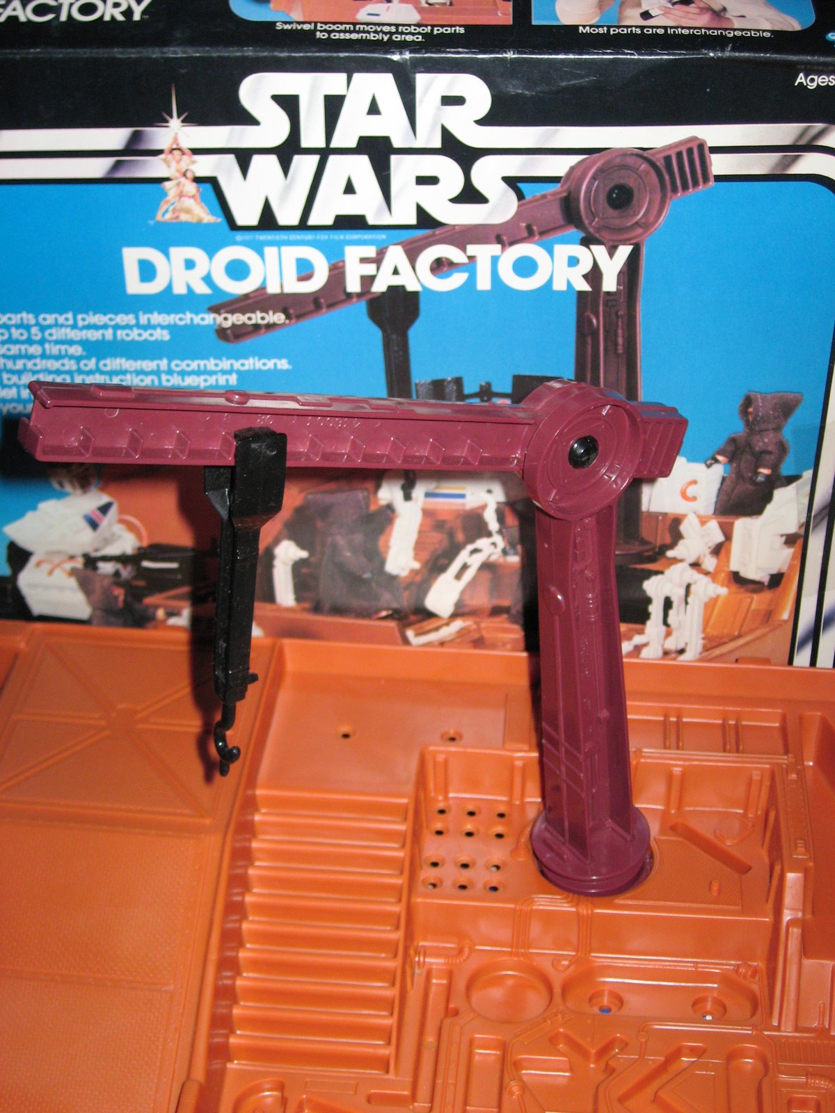 VINTAGE Star Wars DROID FACTORY PLAYSET ACTION FIGURE ~ MECHANO KENNER parts 